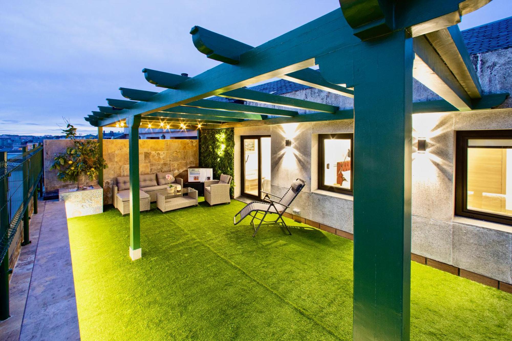 Appartement Lucus Skyline & Terrace à Lugo Extérieur photo