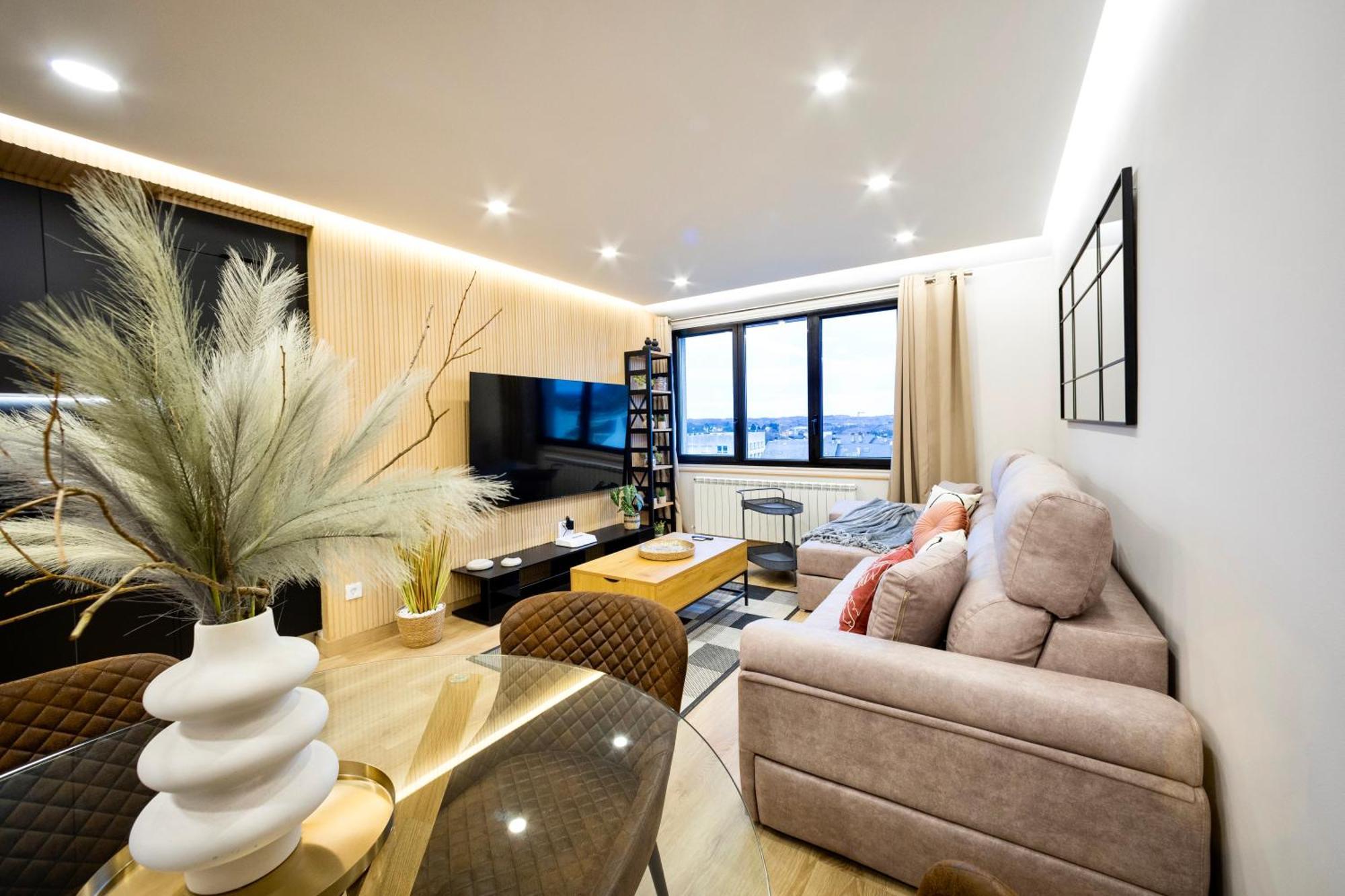 Appartement Lucus Skyline & Terrace à Lugo Extérieur photo