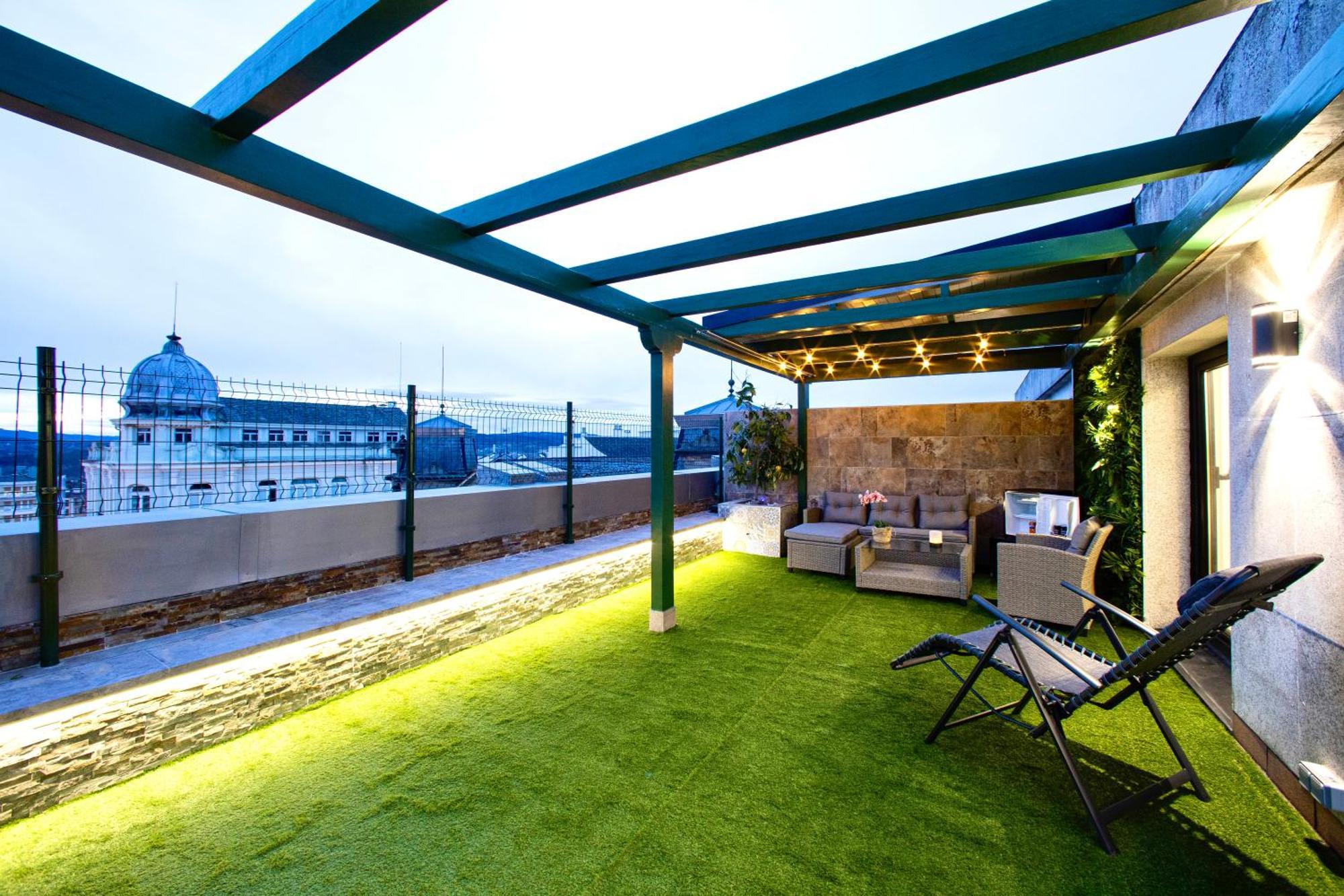 Appartement Lucus Skyline & Terrace à Lugo Extérieur photo