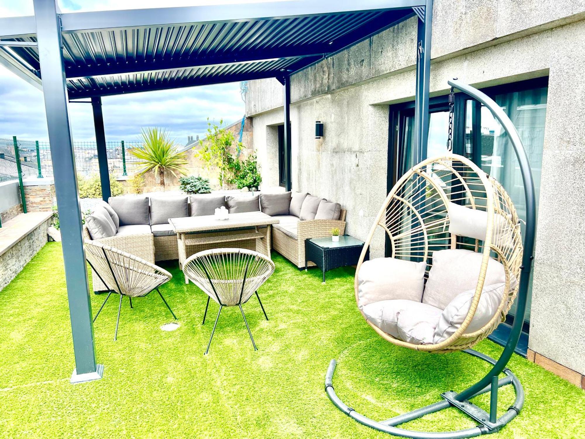 Appartement Lucus Skyline & Terrace à Lugo Extérieur photo