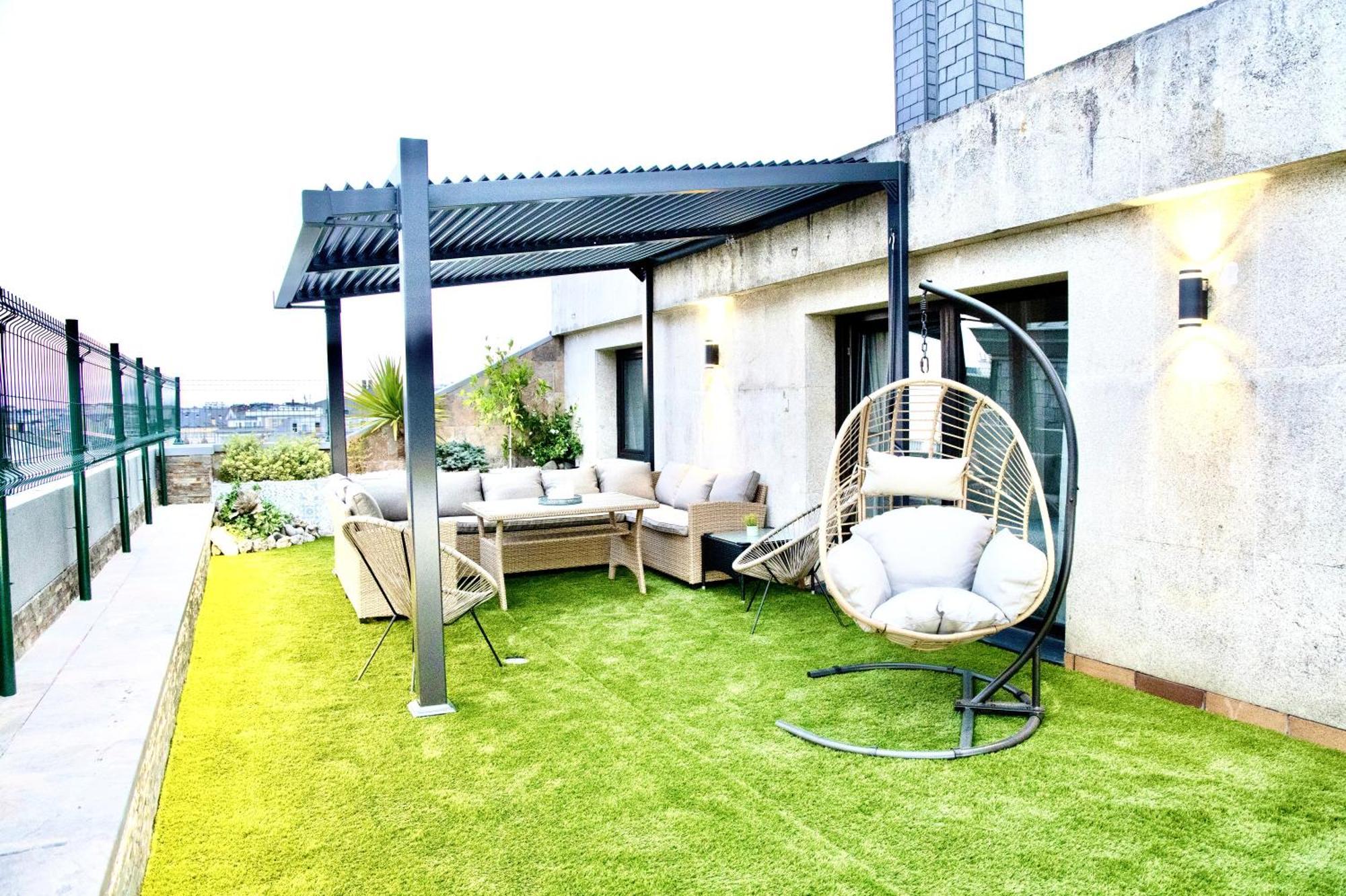 Appartement Lucus Skyline & Terrace à Lugo Extérieur photo