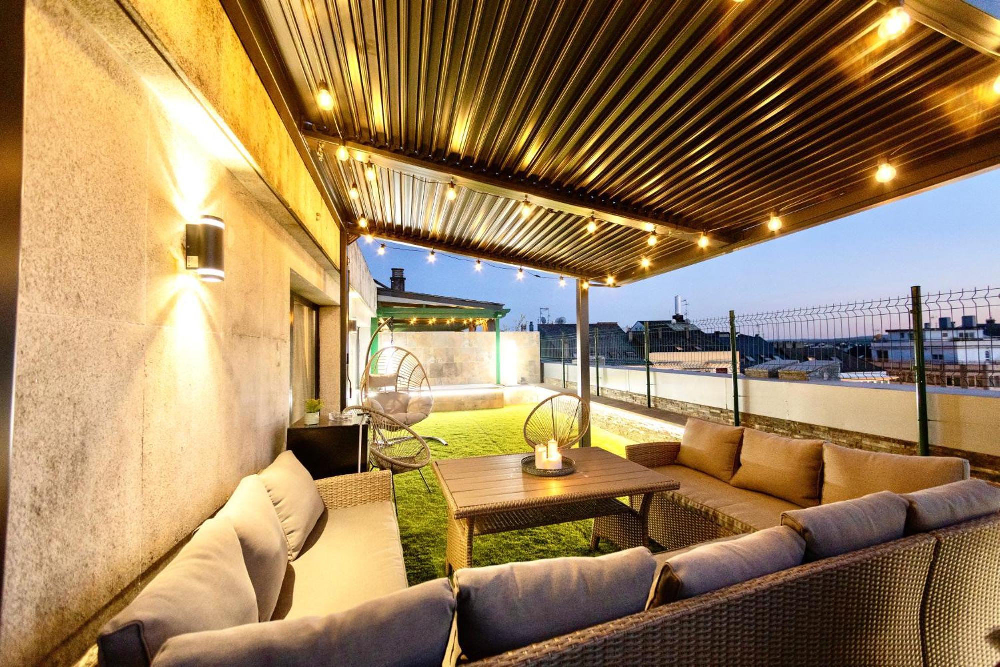 Appartement Lucus Skyline & Terrace à Lugo Extérieur photo